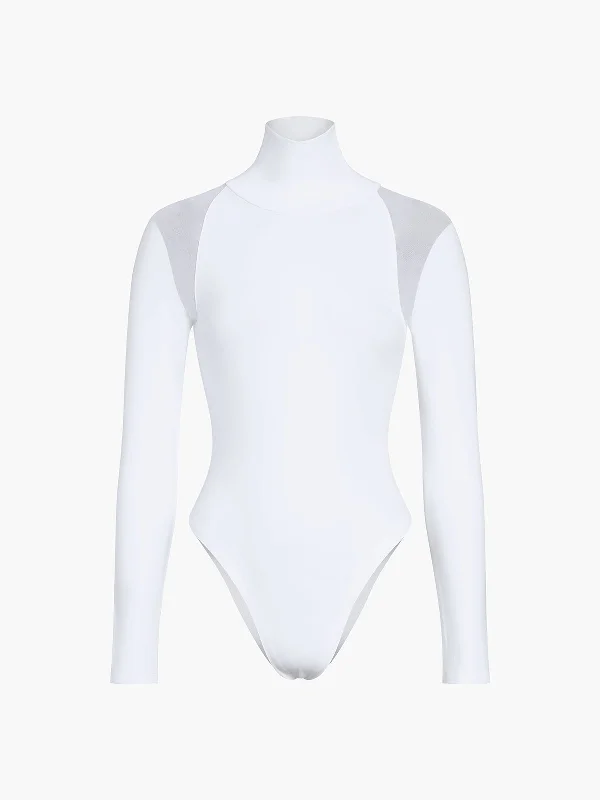 patchwork-mesh-turtleneck-long-sleeve-bodysuit