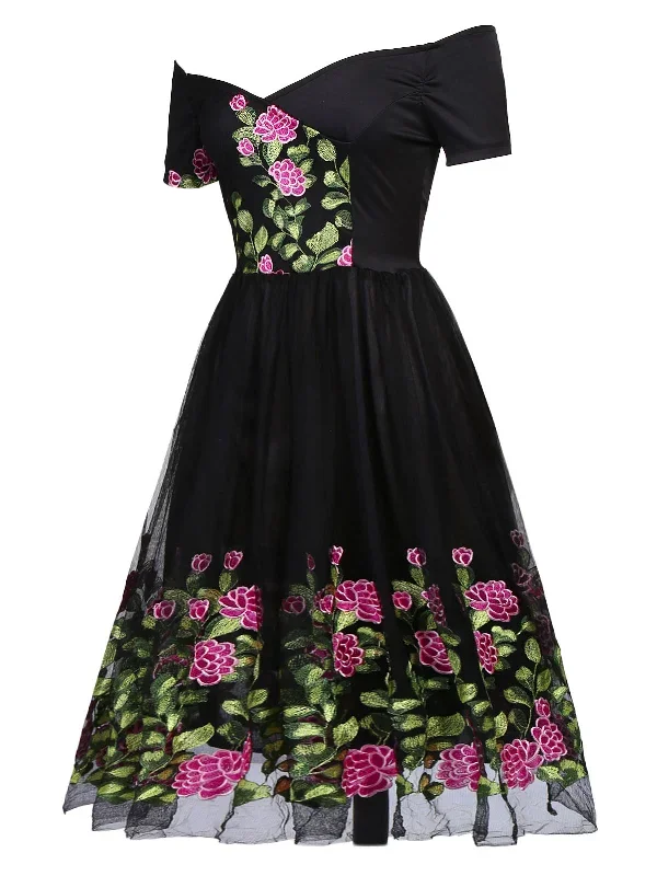 purple-1950s-peony-embroidery-dress