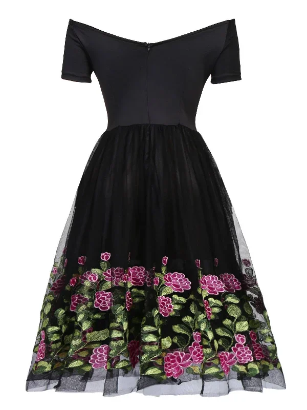 purple-1950s-peony-embroidery-dress