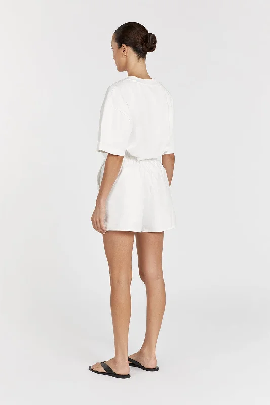 rhea-white-cotton-short