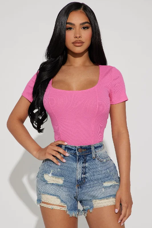 Riley Crop Top - Pink