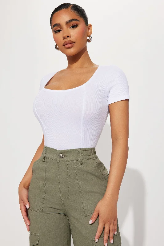 Riley Crop Top - White