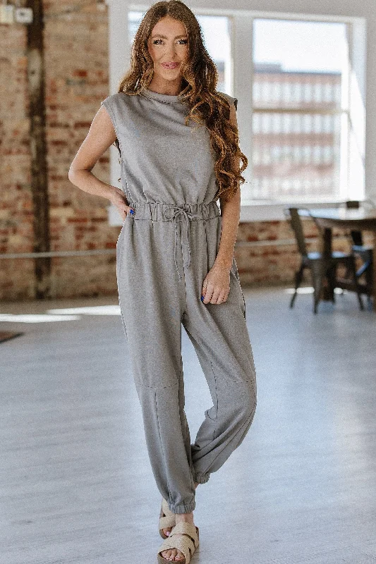 Rogelio Cap Sleeve Jogger Jumpsuit | S-XL