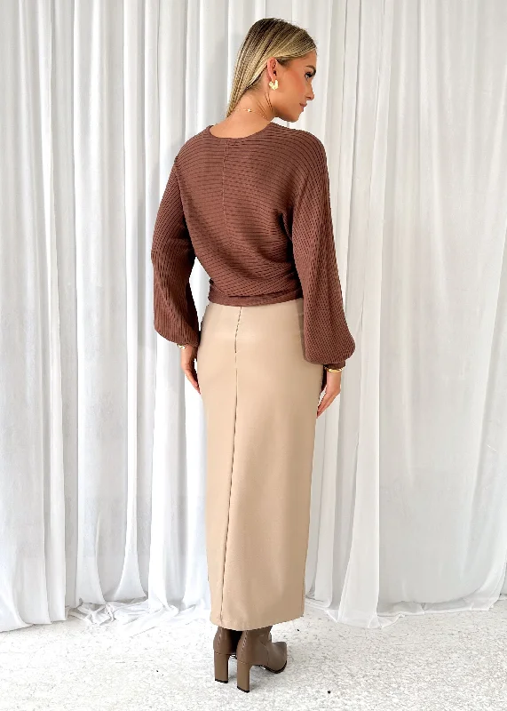 sandrilla-cropped-sweater-chocolate