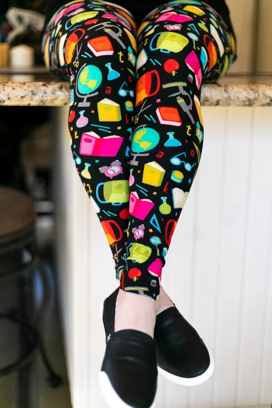 school-house-print-leggings