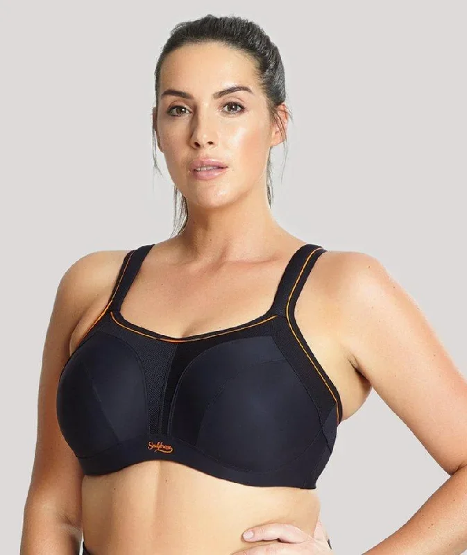 Sculptresse Non Padded Underwired Sports Bra - Black