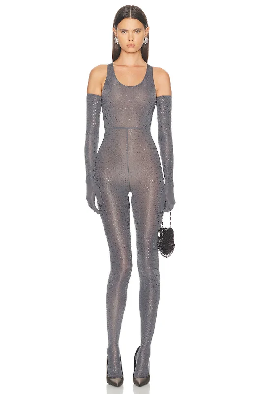 Singlet Crystal Glove Catsuit