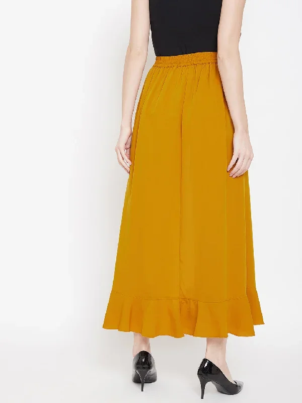 sk305ms-mustard-solid-ruffled-wrap-maxi-skirt-with-attached-palazzo