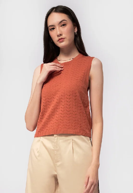 Sleeveless Crochet Top