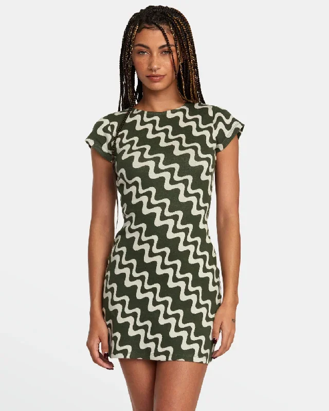 Soho Short Sleeve Dress - Forest