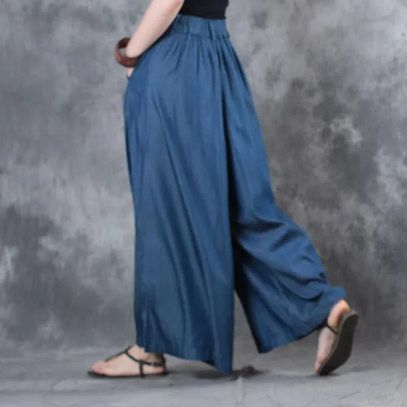 summer-blue-stylish-silk-pants-loose-draping-wide-leg-pants