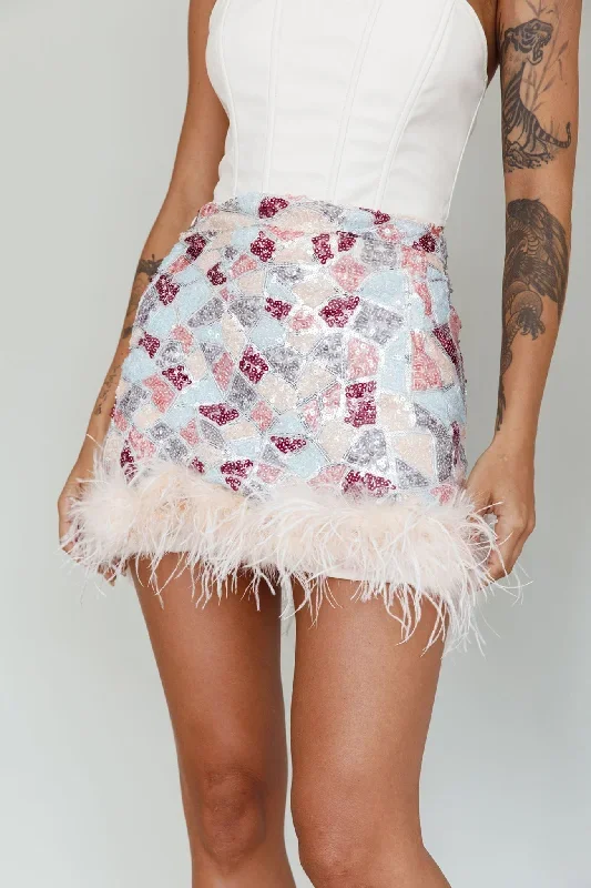 sunset-boulevard-sequin-feather-mini-skirt-multi