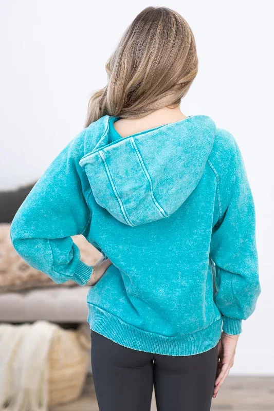 teal-washed-fleece-1-4-zip-hoodie