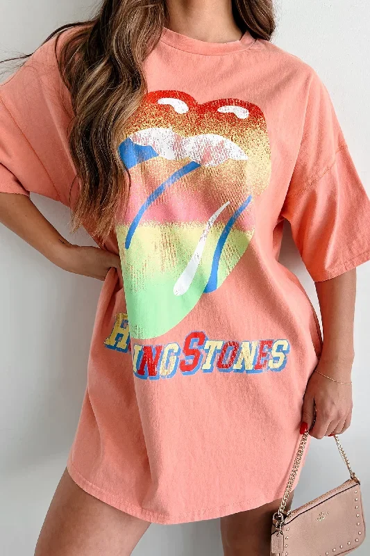 trendy-effect-oversized-graphic-t-shirt-dress-peach