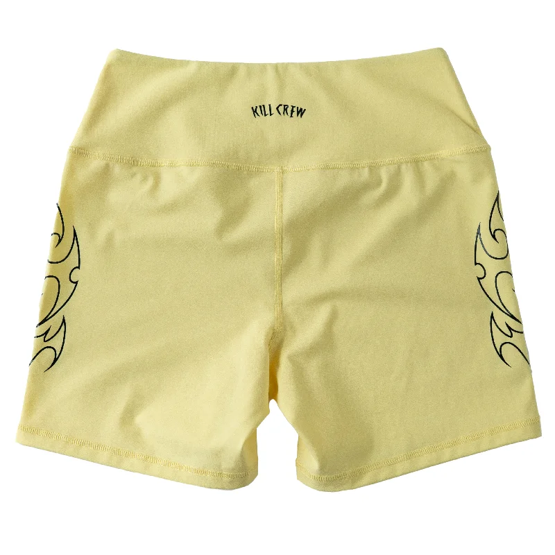 tribal-biker-shorts-yellow-black