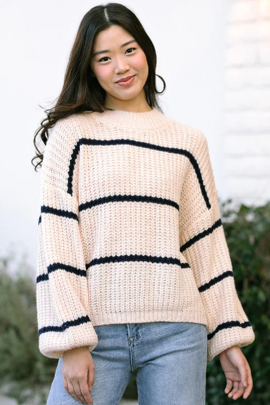 Trina Oversized Striped Sweater