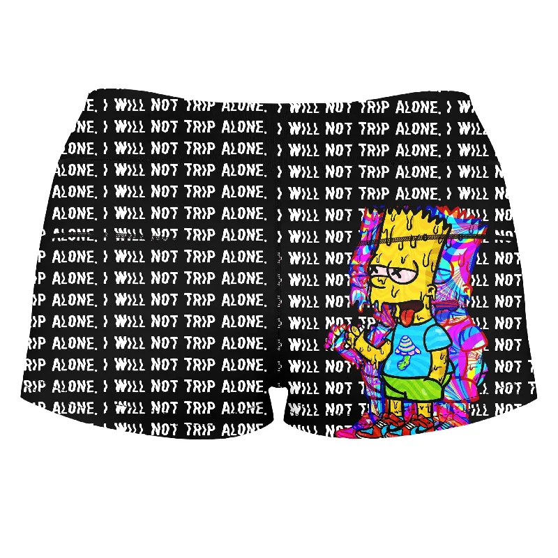 tripping-with-him-high-waisted-womens-shorts