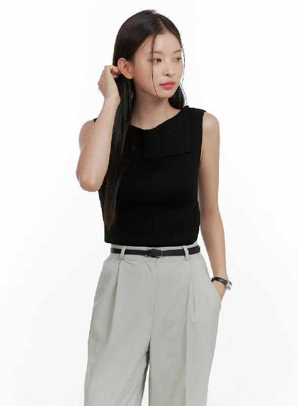 unbalanced-sleeveless-knit-top-ol411