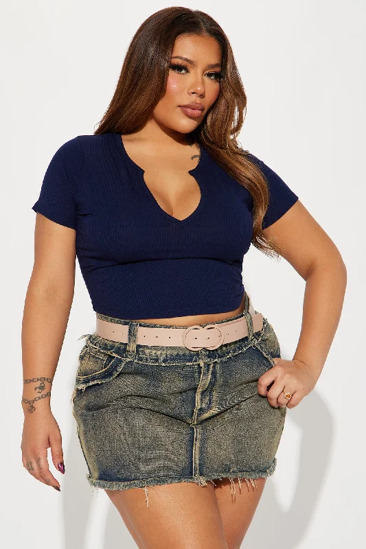 valentina-plunge-crop-top-navy