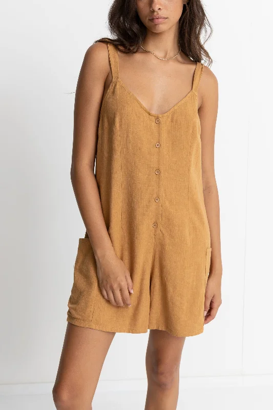 Weekender Playsuit Tan