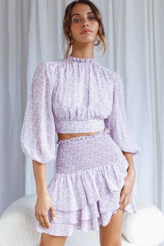 whisked-away-shirred-waist-layered-mini-skirt-floral-print-lilac