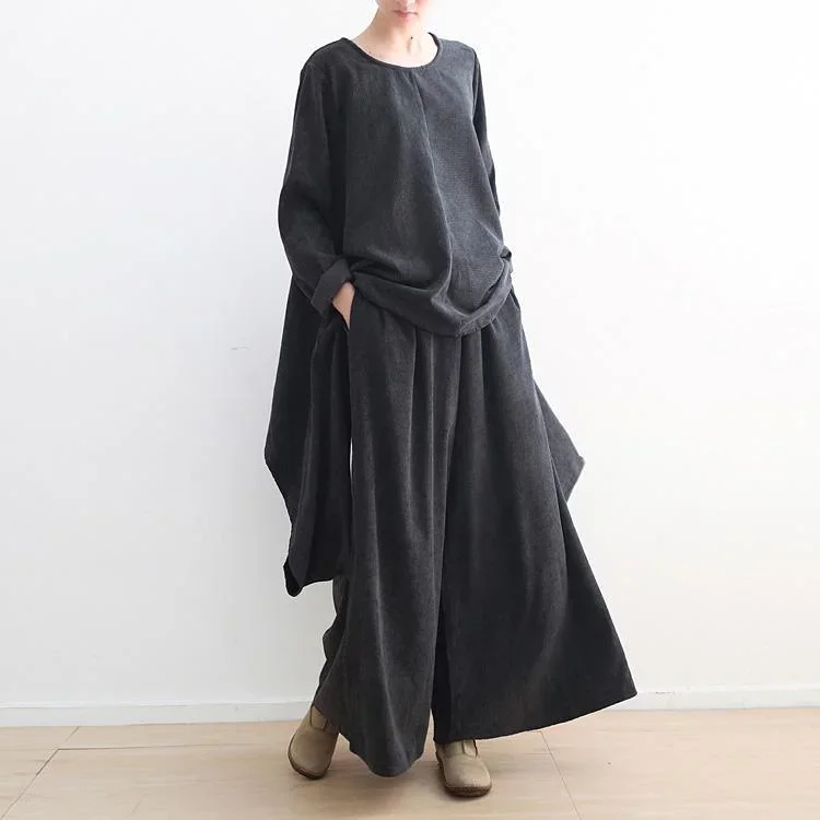 women-o-neck-black-tunic-top-cotton-blouse-stylish-photography-and-wide-leg-pants