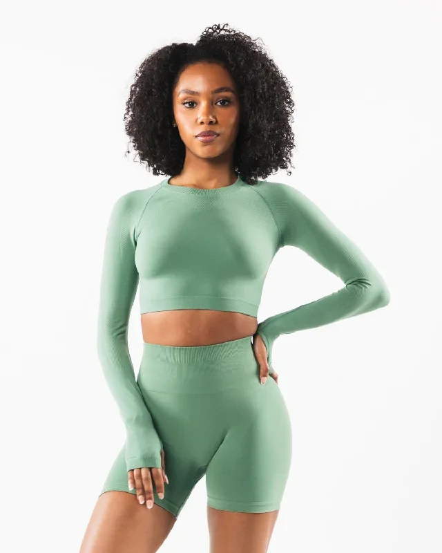 Stratus LS Crop - Jade