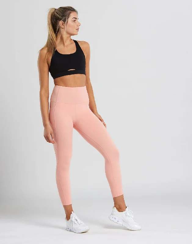 Swift High-Rise Legging in Soft Coral