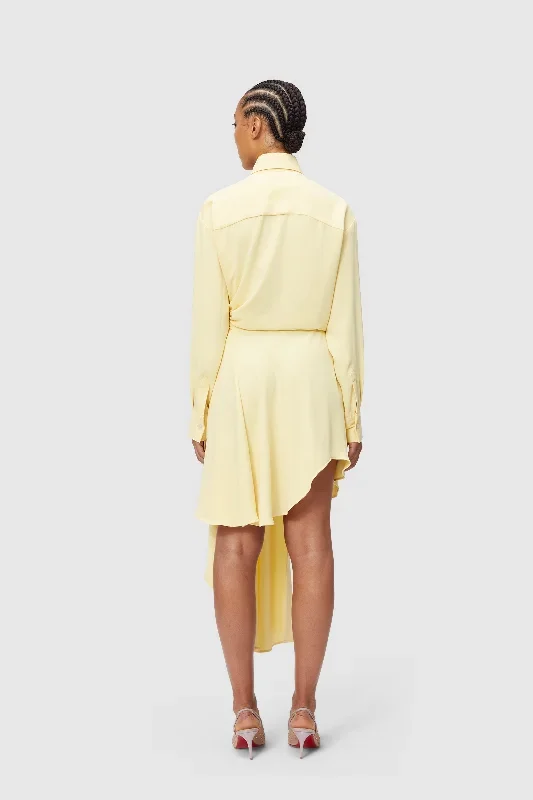 wrap-yellow-shirt-dress