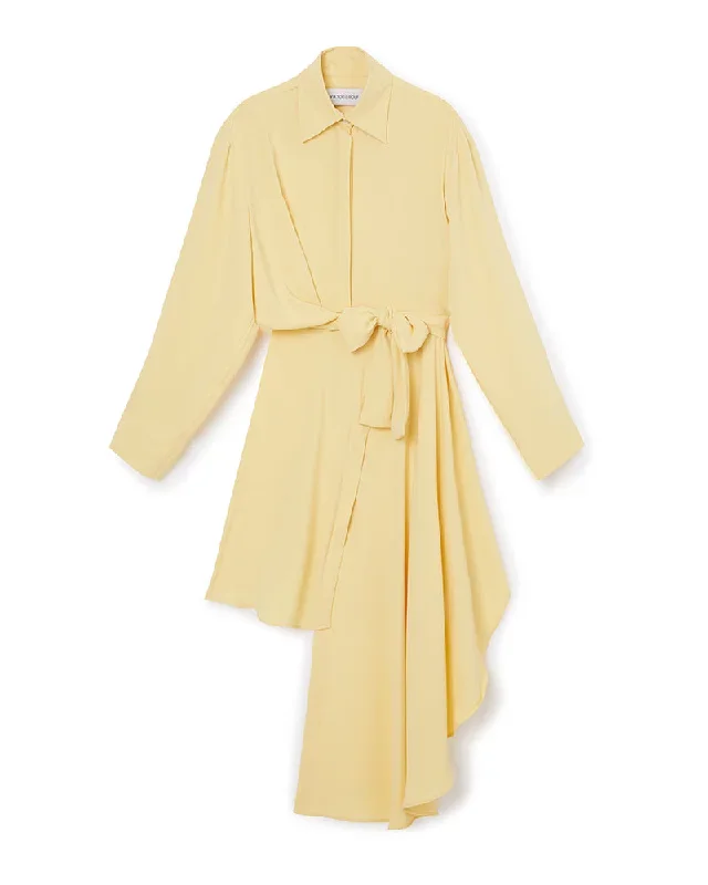 wrap-yellow-shirt-dress