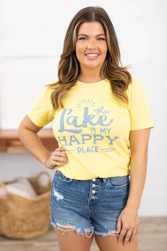 yellow-lake-is-my-happy-place-graphic-tee