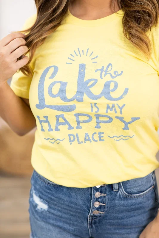 yellow-lake-is-my-happy-place-graphic-tee